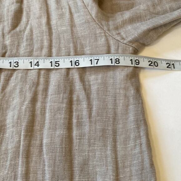 Tahari Beige Open-Front Cardigan - Picture 7 of 10